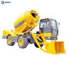 4M3 Capacity 95kW Engine Industrial HY400 Self Loading Concrete Mixer Truck